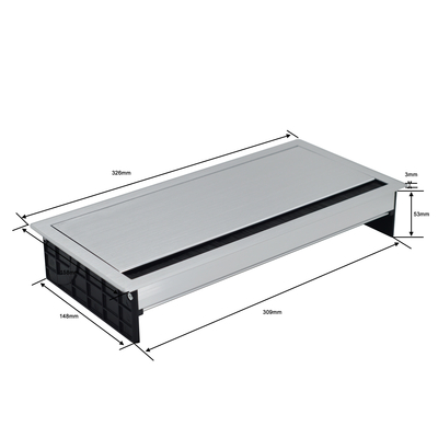Conference Table Hidden Desktop Socket Box Flip Up Power Outlet for Office