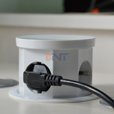 Kitchen Hidden Power Outlet Recessed Desktop PopUp USB Port AC 16A 220V Voltage IP44 Level for Office Use
