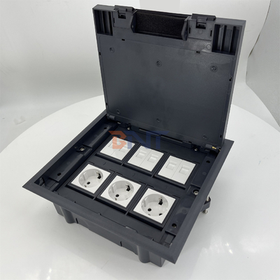 Manual opening Hidden floor sockets Water Proof Floor Socket ABS plastic material ground Pop Up sockets