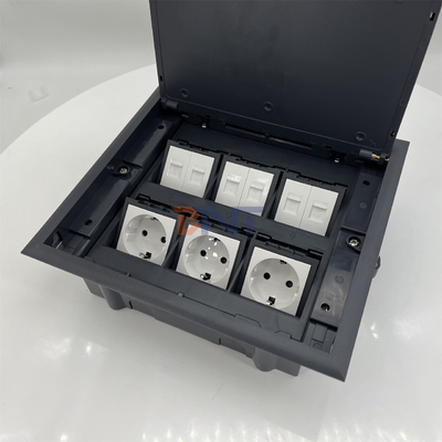Manual opening Hidden floor sockets Water Proof Floor Socket ABS plastic material ground Pop Up sockets