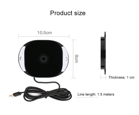 25mm Long Distance Wireless Charger invisible marble hidden Under desktop office furniture table fast wireless charger