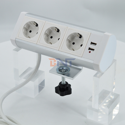 Boente clamp on desk removable desktop mount multi-outlets uk power socket with usb/table clamp mount power outlet