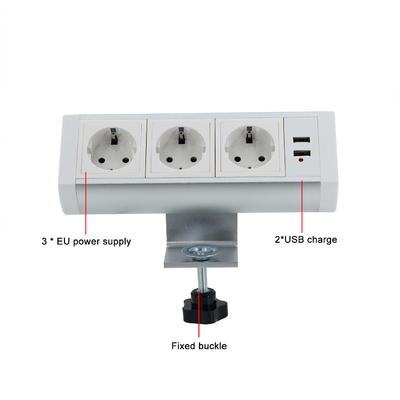 Boente clamp on desk removable desktop mount multi-outlets uk power socket with usb/table clamp mount power outlet