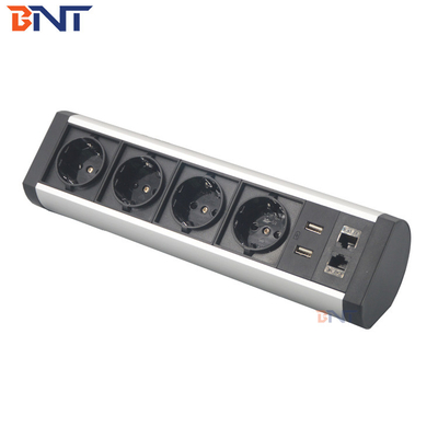 Boente eu power plug table edge clamping mounted desk socket / movable desk socket mounting tabletop socket