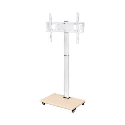 Motorized Flip up Style Mobile Tv Floor Stand with Lift Mechanism Supply for 46-75" Tv Screen Electric Lifting & Turning