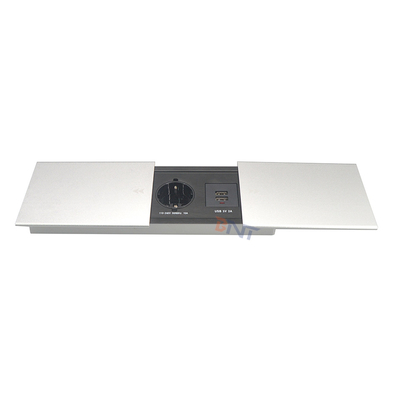 Multi-Functional Sliding Cover USB smart sliding cover hidden office table universal power tabletop power socket