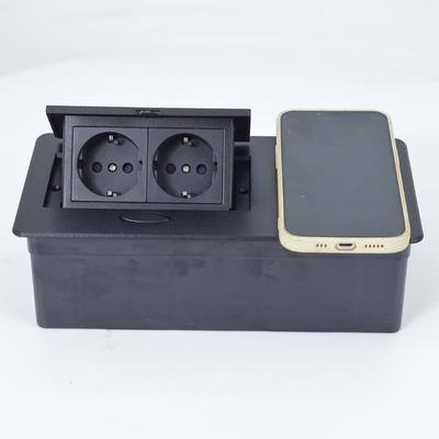 Wireless Charger Aluminum Conference Office Table Socket Charger