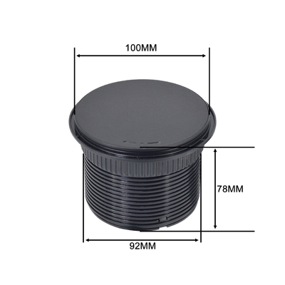 Office Furniture round  EU power outlet & 2 usb a+ 1c for sofa coffee table charging station
