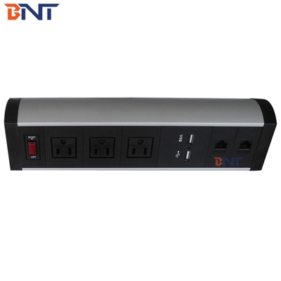 Boente eu power plug table clamp mount outlet / clamping table power outlet office desk power outlets