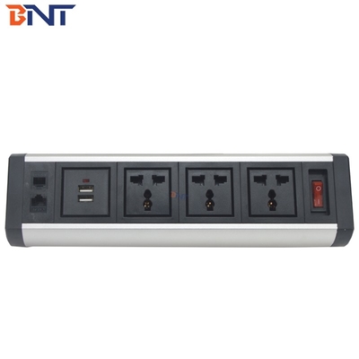 Boente eu power plug table clamp mount outlet / clamping table power outlet conference table socket charger
