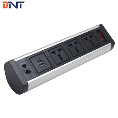 Boente eu power plug table clamp mount outlet / clamping table power outlet conference table socket charger