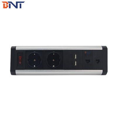 Boente eu power plug table clamp mount outlet / clamping table power outlet power strip desk clamp