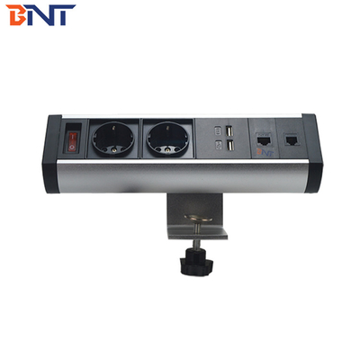 Boente eu power plug table clamp mount outlet / clamping table power outlet power strip desk clamp