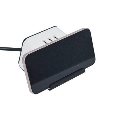 Universal USB AC Power Grommet Socket Office Furniture ABS Tabletop Socket 3 USB Output Ports 1.5m Cable 10A/16A