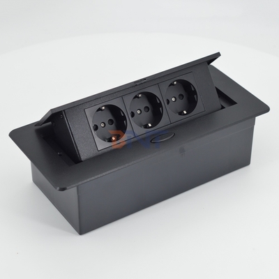 OEM/ODM EU Power Strip Extension Socket Tower 16A 3 Outlets IP44 for UK US CN for Electronics