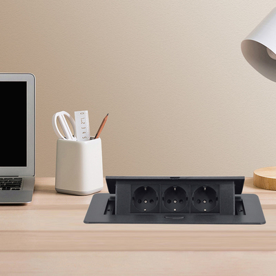 OEM/ODM EU Power Strip Extension Socket Tower 16A 3 Outlets IP44 for UK US CN for Electronics