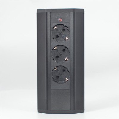 OEM/ODM Corner power socket EU Electric Power socket with 3 AC power outlet suitable for office/ desktop/ tabletop/Kitch