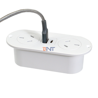 5v 2.1a built-in desk ABS sofa socket outlet AU standard power outlets & USB A+C charging socket for hotel/bar/me