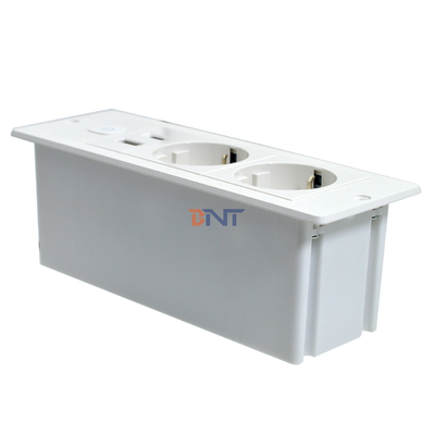 OEM/ODM ABS EU Standard 5V 2.1A Power USB A+C Charging Socket Built-In Desk/Sofa Hotel/Bar/Meeting Room Outlet