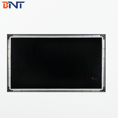 Bnt250 Inch Matte White Fabric Fast Fold Projector Screen with Square Aluminum Metal Folding Frame