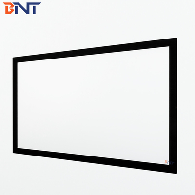 Bnt200 Inch Matte White Fabric Fast Fold Projector Screen with Square Aluminum Metal Folding Frame