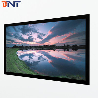 Bnt 180 Inch Matte White Fabric Fast Fold Projector Screen with Square Aluminum Metal Folding Frame