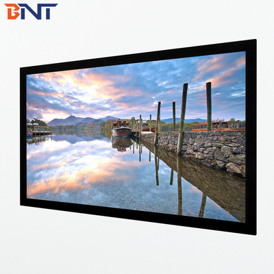 Bnt 180 Inch Matte White Fabric Fast Fold Projector Screen with Square Aluminum Metal Folding Frame