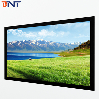 Bnt 180 Inch Matte White Fabric Fast Fold Projector Screen with Square Aluminum Metal Folding Frame