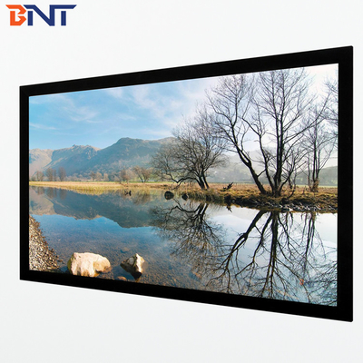 Bnt 180 Inch Matte White Fabric Fast Fold Projector Screen with Square Aluminum Metal Folding Frame