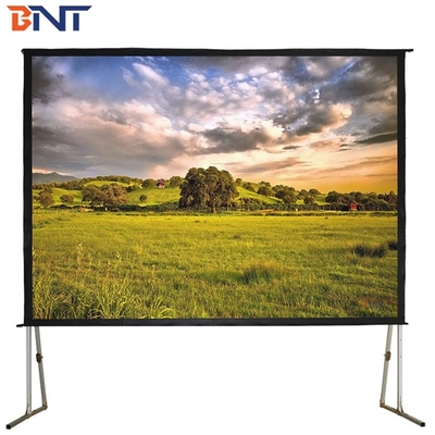 BNT wholesale product 150 inch used for outdoor fast fold projector screen aspect ration 4:3