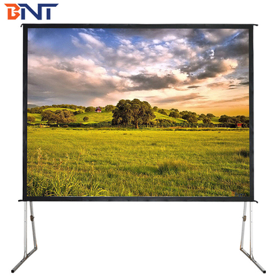 BNT wholesale product 150 inch used for outdoor fast fold projector screen aspect ration 4:3