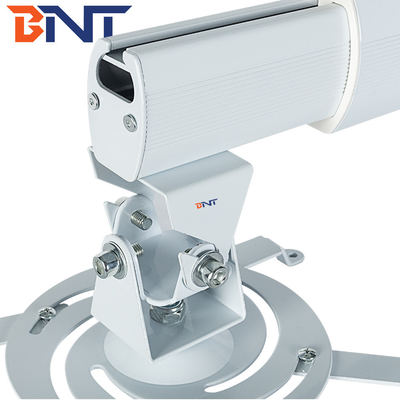 White Office Wall Mount Short Throw Projector Bracket Can Freely Adjust The Angle
