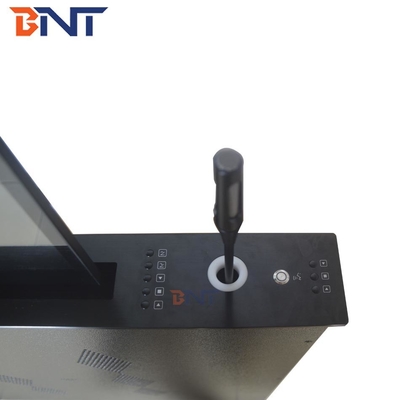 Motorized Microphone Computer Screen Lifter With 15.6 Inch Retractable Lifting Screen
