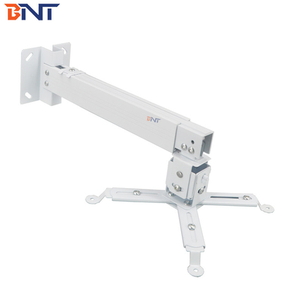 White Video Projector Motorized Ceiling Mount Kit With Universal Adapter Spider Plate