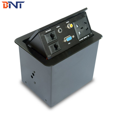 Conference Room AV Desktop Power Pop Up Sockets With Audio /  Video / VGA