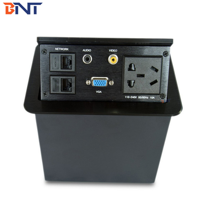 Conference Room AV Desktop Power Pop Up Sockets With Audio /  Video / VGA