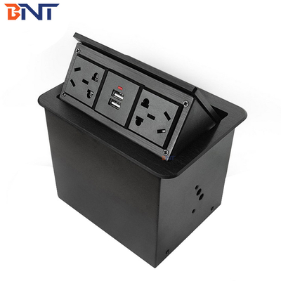 2.1 Amp USB Charger Desktop Power Sockets Boxes , Pop Up Universal Power Plug