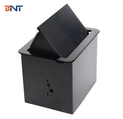 Round Corner Pop Up Desktop Power Sockets For Office High Class AV Solutions