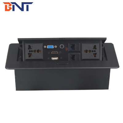 Office Furniture Desktop Power Sockets Pop Up With 30cm Connected Wires
