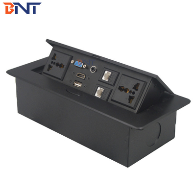 Office Hydraulic Desk Pop Up Sockets , Pop Up Power Socket With XRL Connector