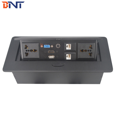 Office Hydraulic Desk Pop Up Sockets , Pop Up Power Socket With XRL Connector
