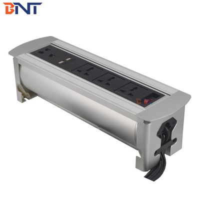 with three universal  power automatic flip up socket used in high-tier office room MK1135