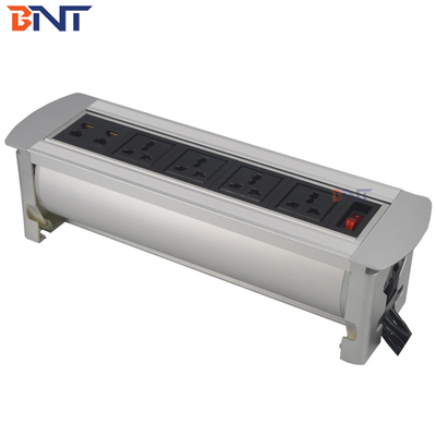 four network  interface used in office room  manual flip up socket  MK1144