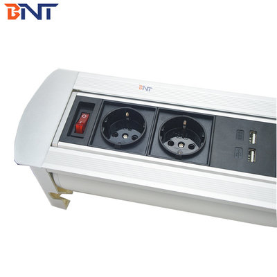 EU standard power hidden manual flip up socekt used in training room MK9722EU