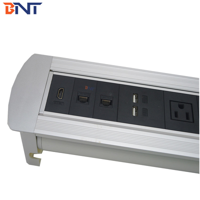 double US power hidden desktop socket used in  meeting room MK8221US