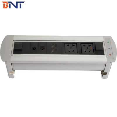 available customized electric table flip up socket with 180 degree overturn angle EK6203