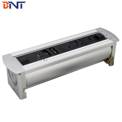 for  training room with 1.5m cable length  table hidden flip up outlet