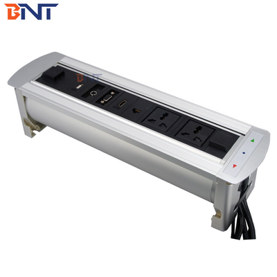 for  training room with 1.5m cable length  table hidden flip up outlet