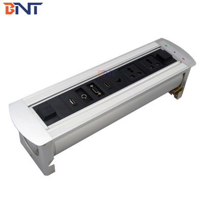 for  training room with 1.5m cable length  table hidden flip up outlet