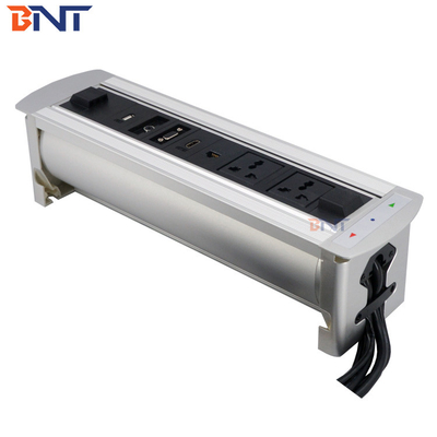 for  training room with 1.5m cable length  table hidden flip up outlet